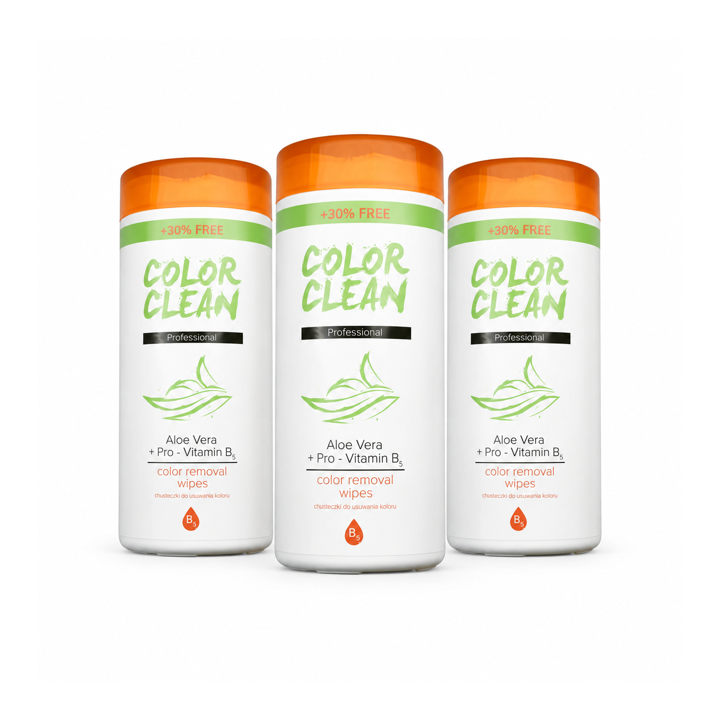 Zestaw 3x Chusteczki do zmywania farby po koloryzacji włosów Color Clean Proffesional 52 szt. Zestaw 3x Chusteczki do zmywania farby po koloryzacji włosów Color Clean Proffesional 52 szt.