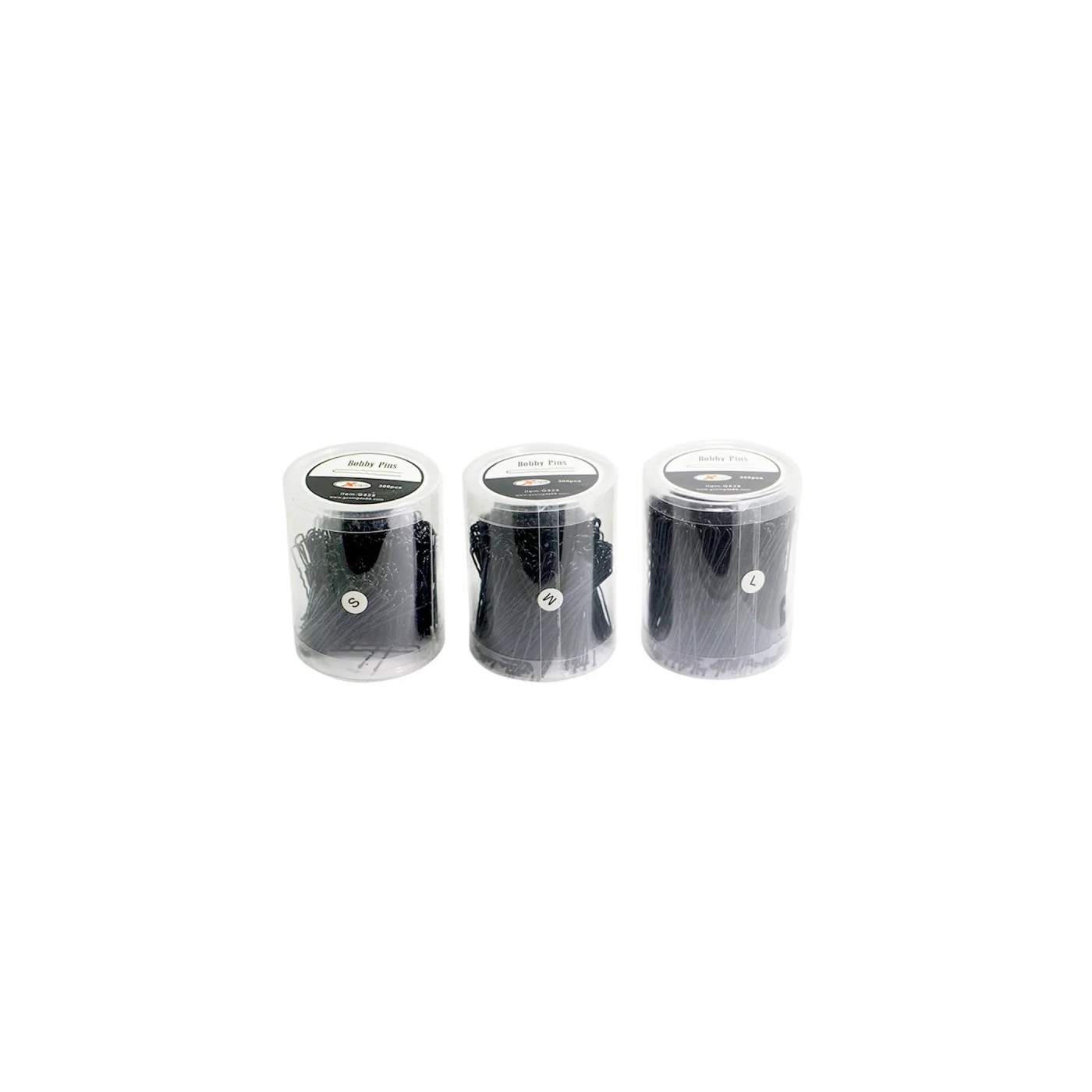 Zestaw kokówek fryzjerskich do włosów czarnych 5cm, 6cm, 7cm po 300 sztuk Zestaw kokówek fryzjerskich do włosów czarnych 5cm, 6cm, 7cm po 300 sztuk