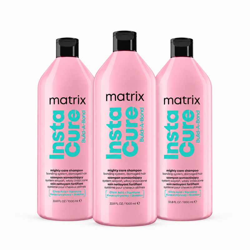 Zestaw 3x Szampon odbudowujący do włosów Matrix Instacure Build-A-Bond 1000 ml