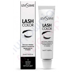 Farba do brwi i rzęs czarna Levissime Lash Color 15 ml