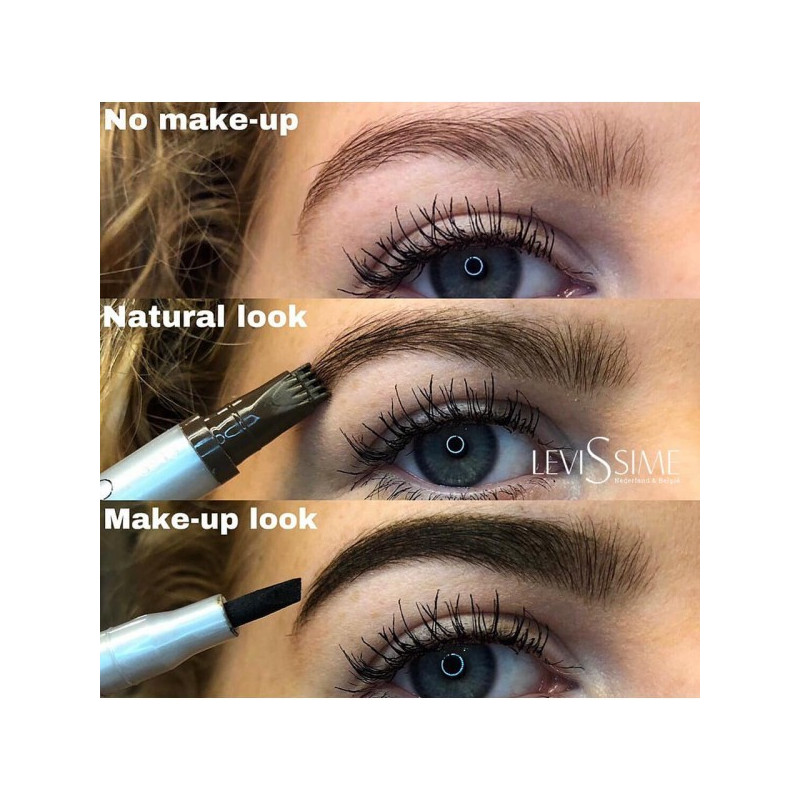 Pisak do brwi czarny Levissime Eyebrow Designer Duo Pisak do brwi czarny Levissime Eyebrow Designer Duo