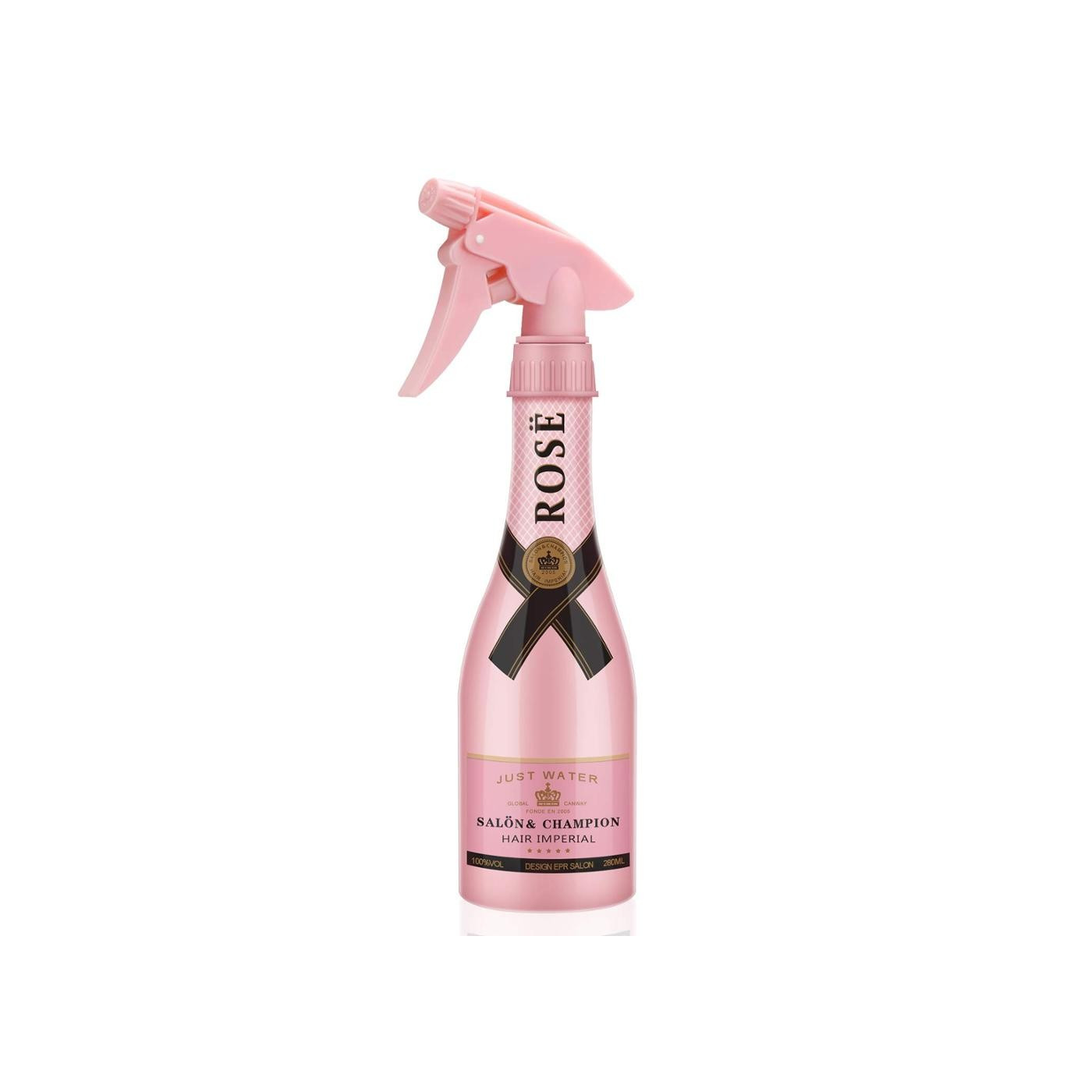 Spryskiwacz rozpylacz fryzjerski do wody szampan 280 ml różowy