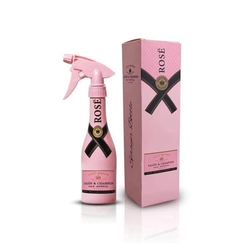 Spryskiwacz rozpylacz fryzjerski do wody szampan 280 ml różowy