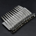 Klipsy klamry fryzjerskie metalowe do włosów 10,5 cm 12 szt. Klipsy klamry fryzjerskie metalowe do włosów 10,5 cm 12 szt.