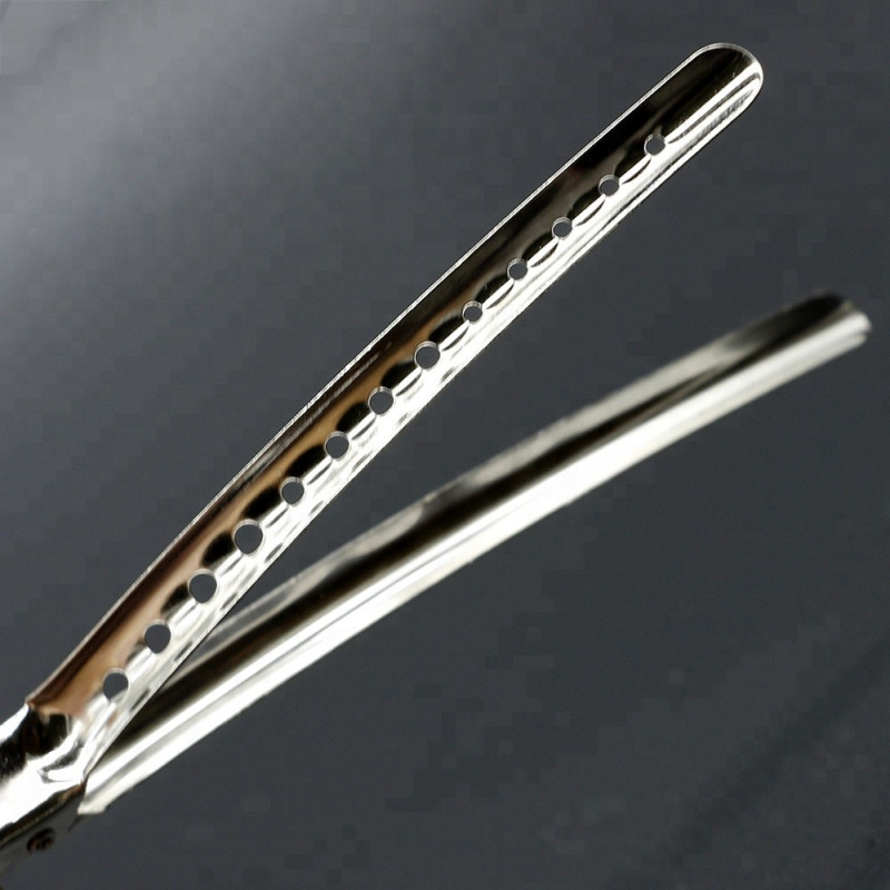Klipsy klamry fryzjerskie metalowe do włosów 10,5 cm 12 szt. Klipsy klamry fryzjerskie metalowe do włosów 10,5 cm 12 szt.
