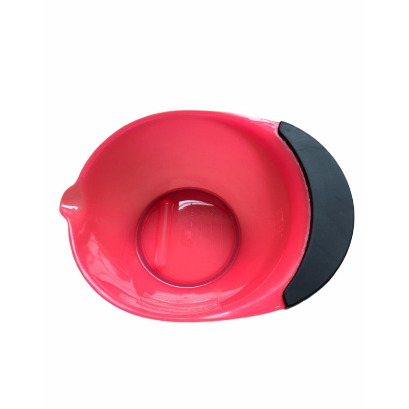 Miseczka do mieszania farb z podziałką i dziubkiem 360 ml różowa
