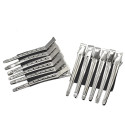 Klipsy klamry fryzjerskie metalowe do włosów 9 cm 12 szt. Klipsy klamry fryzjerskie metalowe do włosów 9 cm 12 szt.