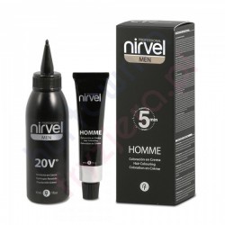Toner do siwych włosów 30+30 ml Nirvel Homme ciemny szary