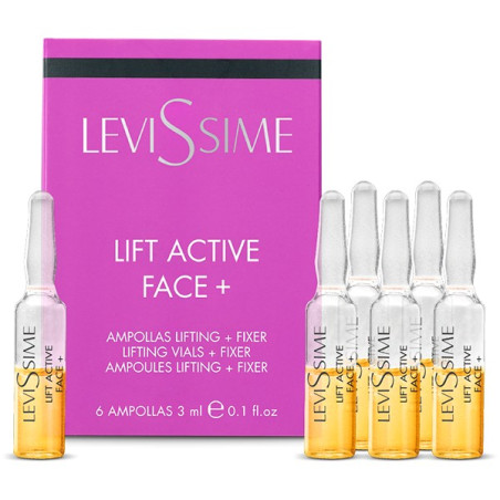Ampułki liftingujące do twarzy Levissime Lift Active Face+ 6x3 ml