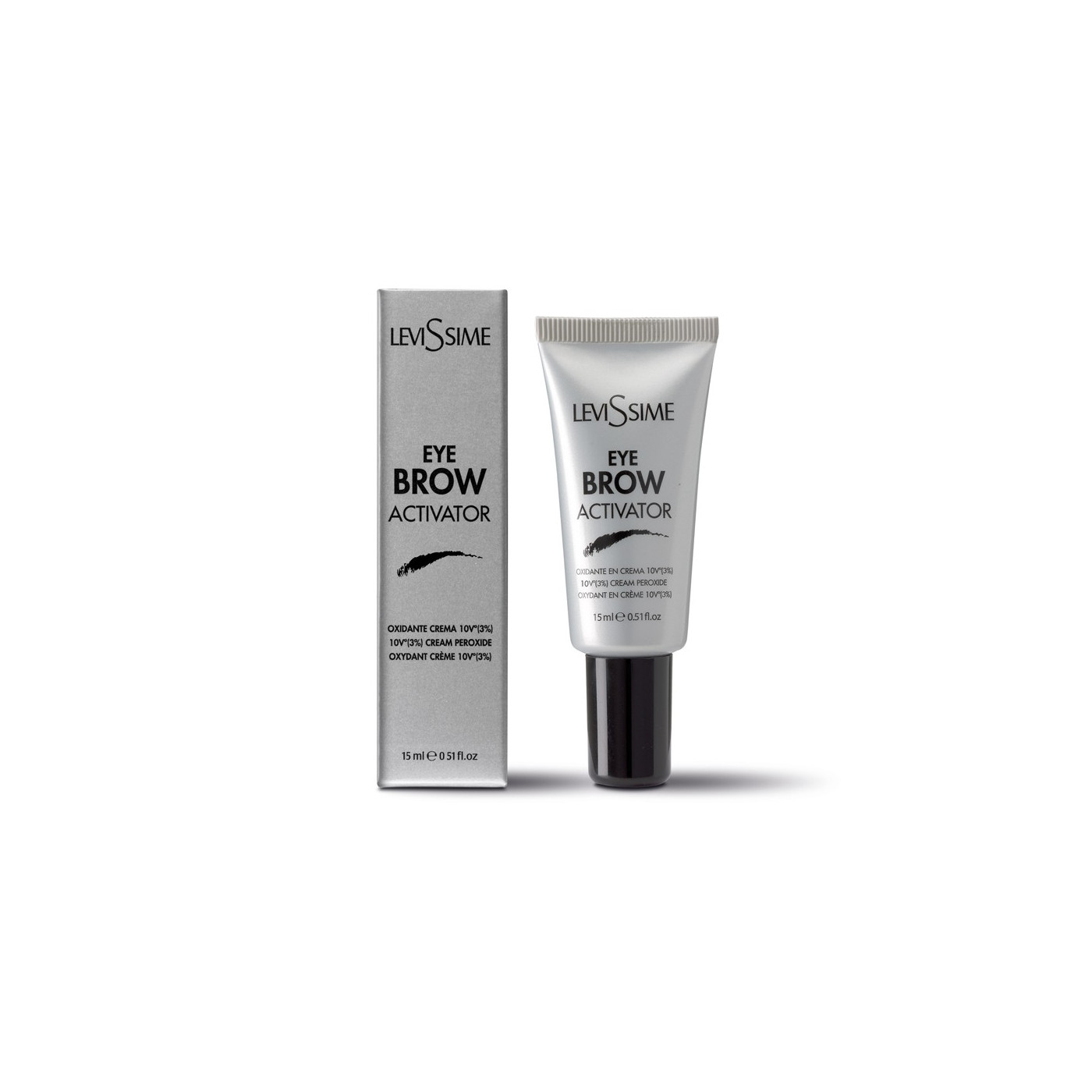 Aktywator do farb i wybielania brwi 3% Levissime Eyebrow Activator 15 ml Aktywator do farb i wybielania brwi 3% Levissime Eyebrow Activator 15 ml