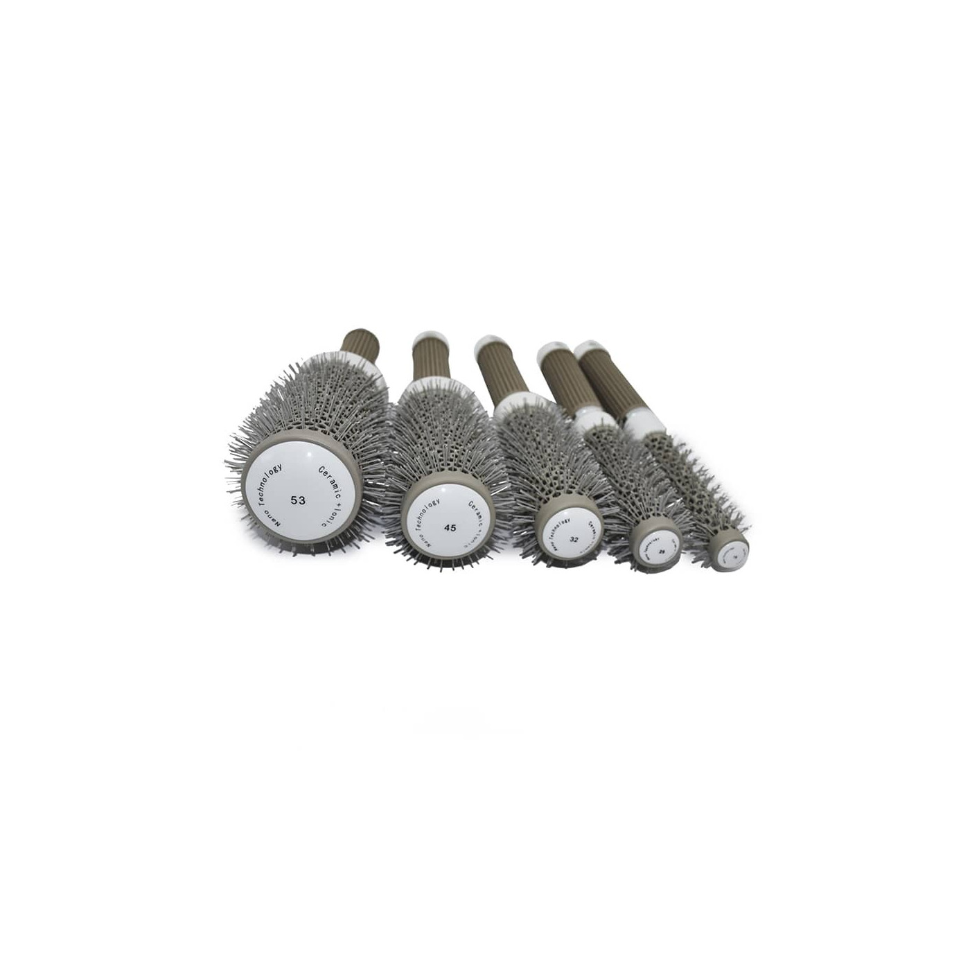 Szczotka ceramiczna z jonizacją do modelowania włosów 25 mm szara Szczotka ceramiczna z jonizacją do modelowania włosów 25 mm szara