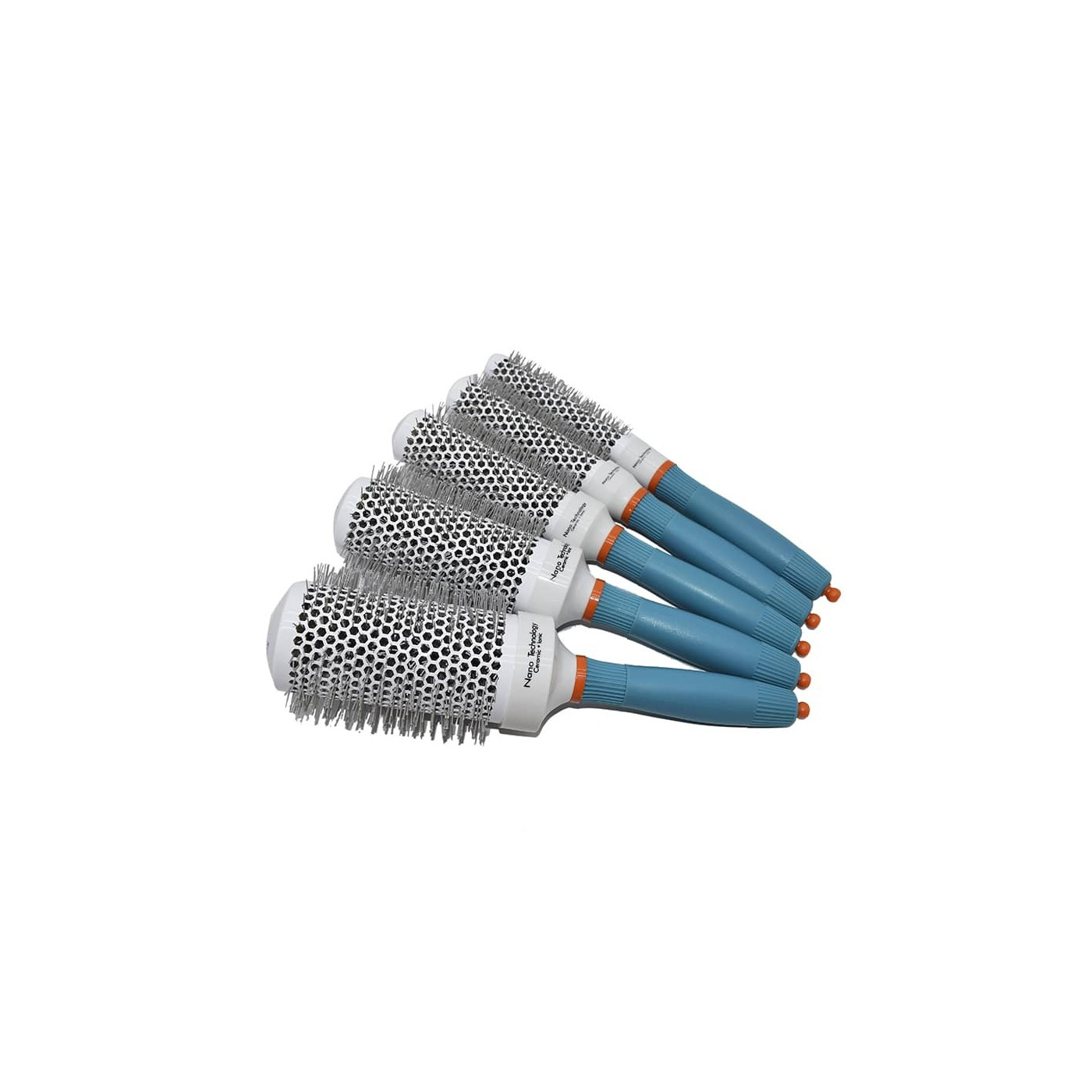 Szczotka ceramiczna z jonizacją do modelowania włosów ze szpikulcem 19 mm niebieska Szczotka ceramiczna z jonizacją do modelowania włosów ze szpikulcem 19 mm niebieska