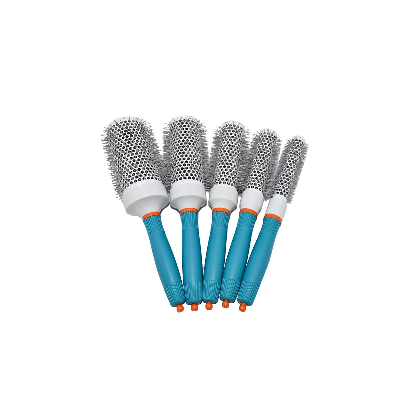 Szczotka ceramiczna z jonizacją do modelowania włosów ze szpikulcem 19 mm niebieska Szczotka ceramiczna z jonizacją do modelowania włosów ze szpikulcem 19 mm niebieska