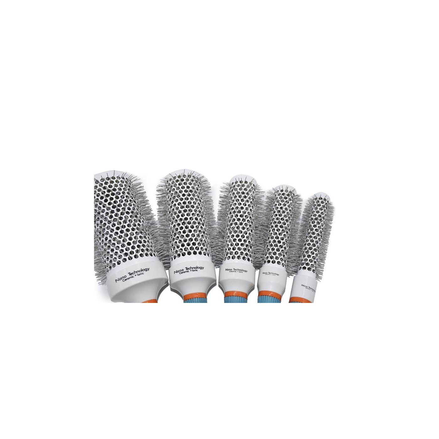 Szczotka ceramiczna z jonizacją do modelowania włosów ze szpikulcem 19 mm niebieska Szczotka ceramiczna z jonizacją do modelowania włosów ze szpikulcem 19 mm niebieska