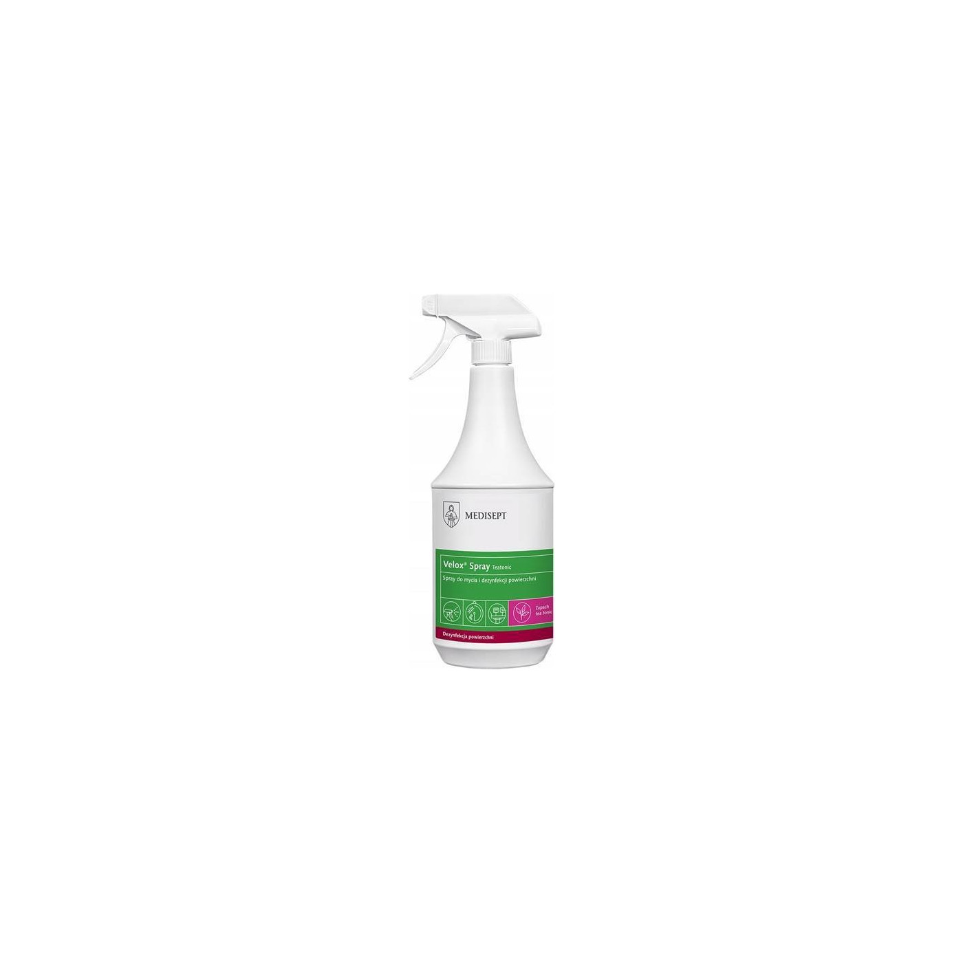 Płyn do dezynfekcji powierzchni Medisept Velox Spray 1l Płyn do dezynfekcji powierzchni Medisept Velox Spray 1l