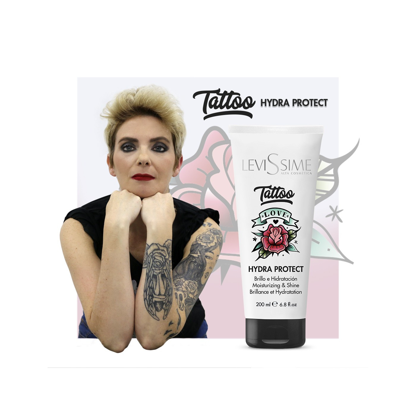 Balsam do tatuażu LeviSsime Tattoo Hydra Protect 200 ml Balsam do tatuażu LeviSsime Tattoo Hydra Protect 200 ml
