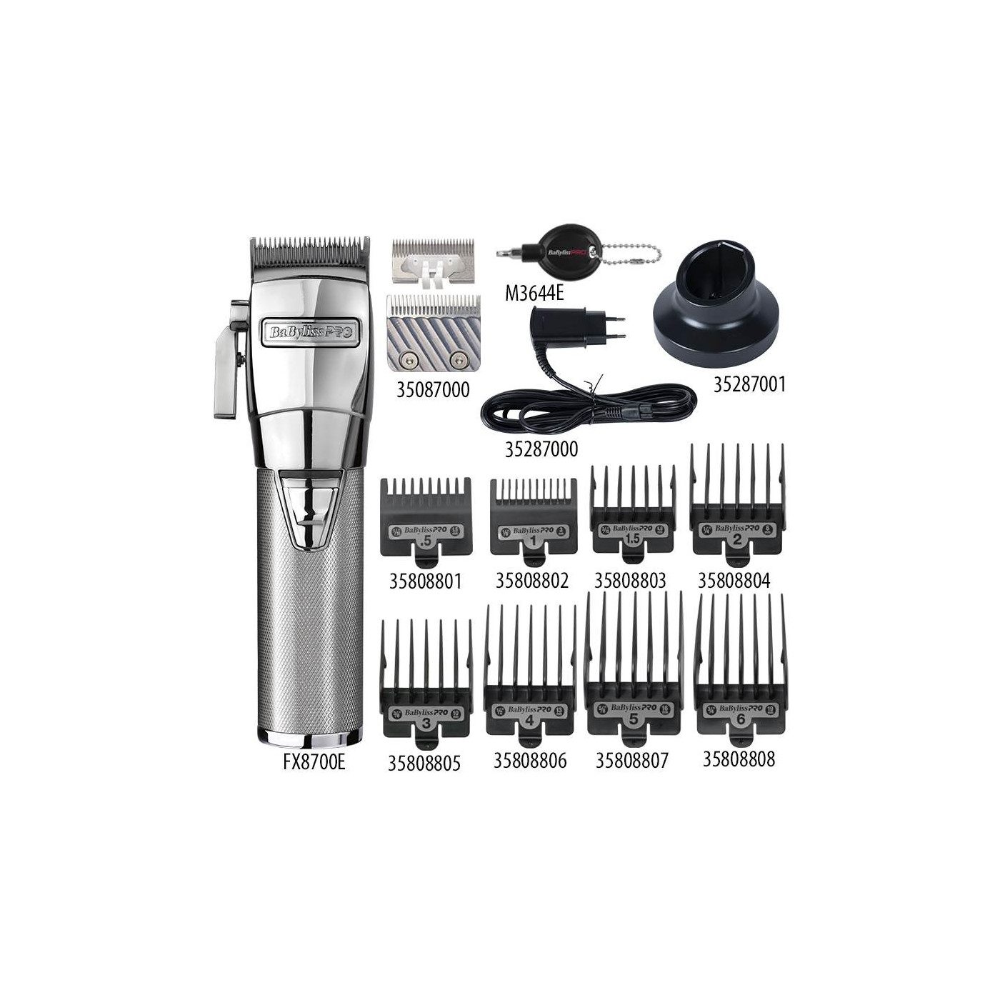Maszynka bezprzewodowa do włosów BaByliss Pro FX8700E ChromFX