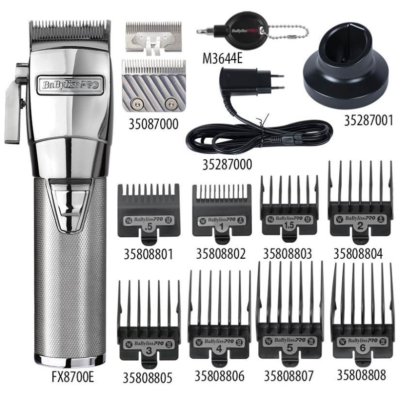 Maszynka bezprzewodowa do włosów BaByliss Pro FX8700E ChromFX