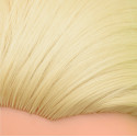 Główka fryzjerska treningowa włosy syntetyczne blond 60 cm