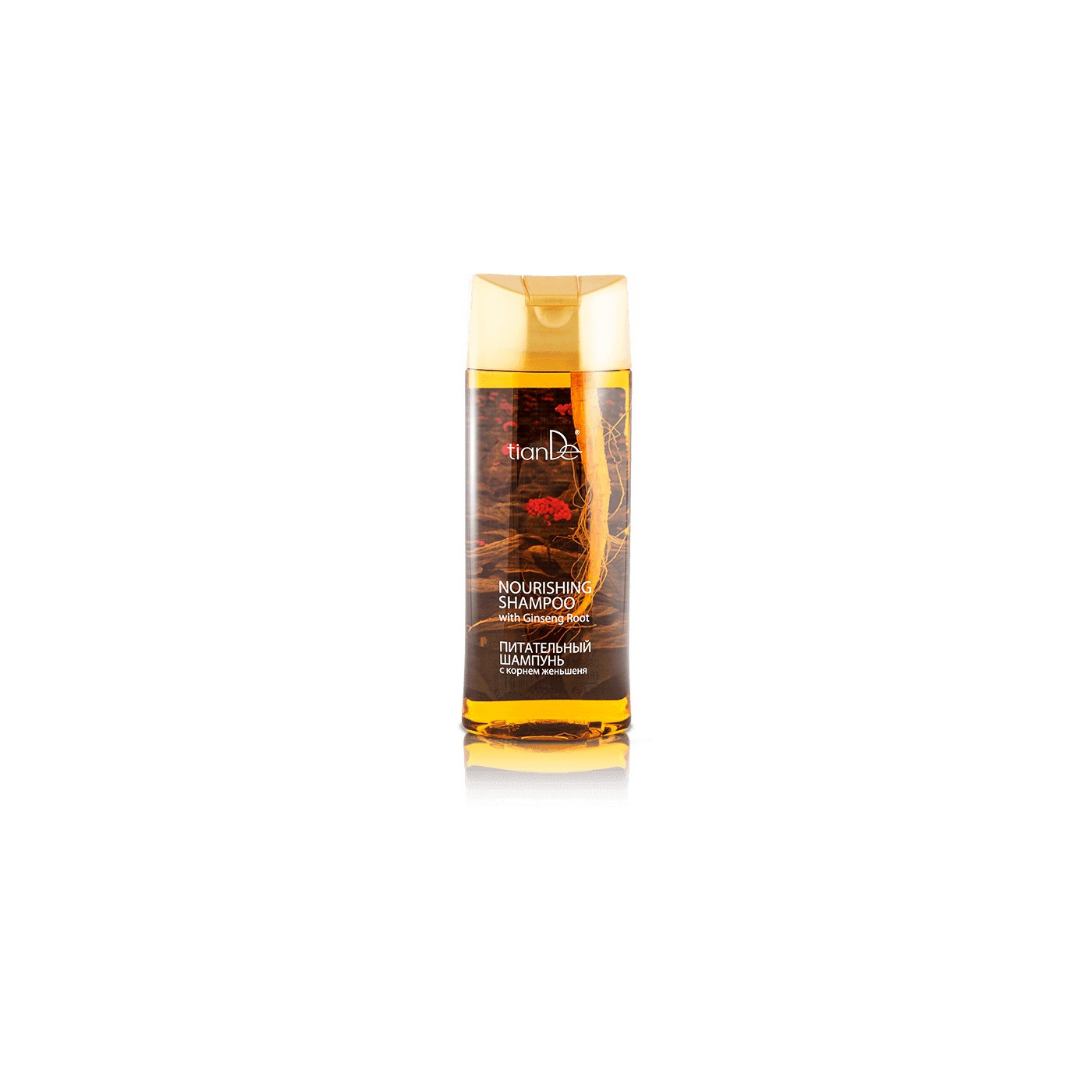 Szampon odżywczy z korzeniem żeń-szenia do szybkiej regeneracji włosów TianDe 450 ml Szampon odżywczy z korzeniem żeń-szenia do szybkiej regeneracji włosów TianDe 450 ml
