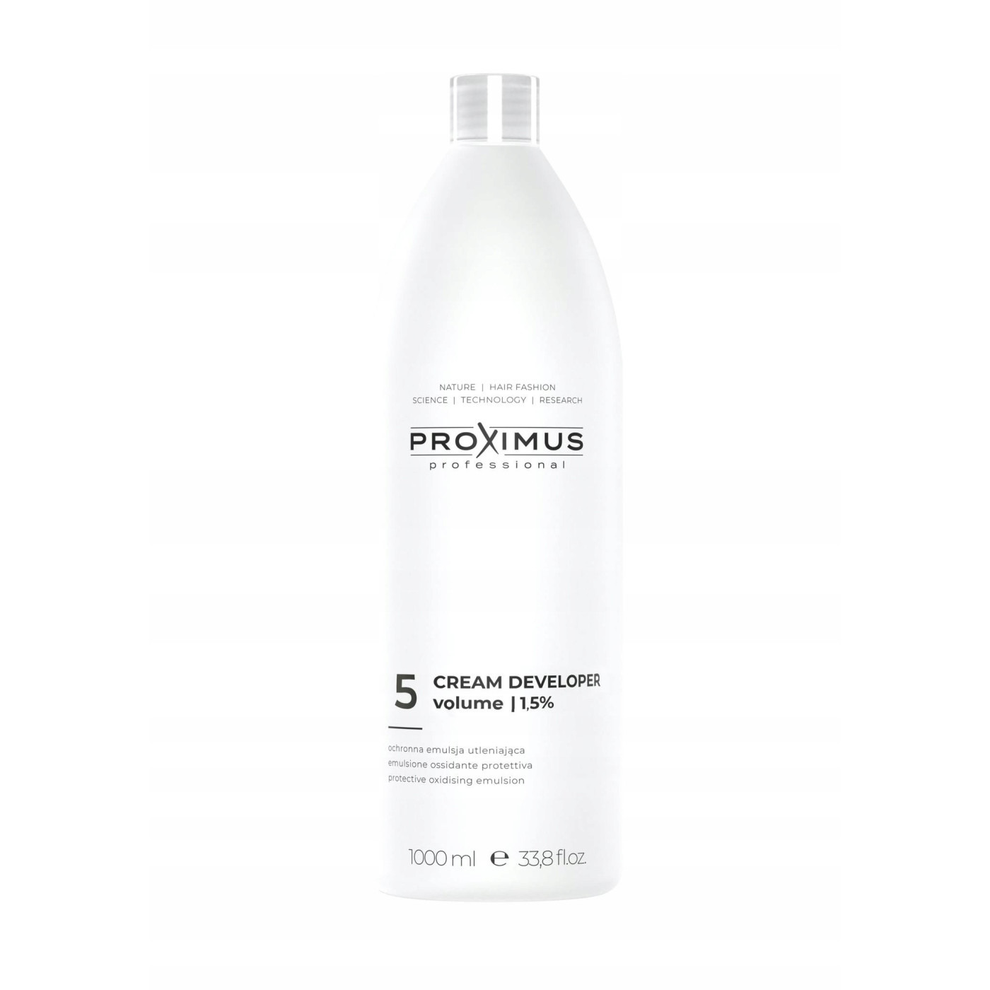 Emulsja utleniająca oksydant do farb woda utleniona Proximus Cream Developer 5V 1,5 %-1000 ml