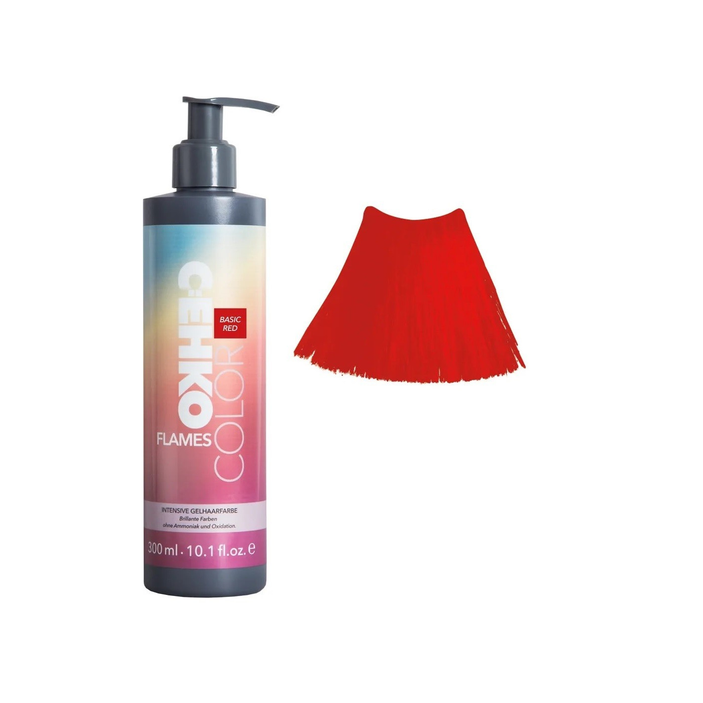 Farba w żelu do włosów czerwona C:ehko Color Flames 300 ml