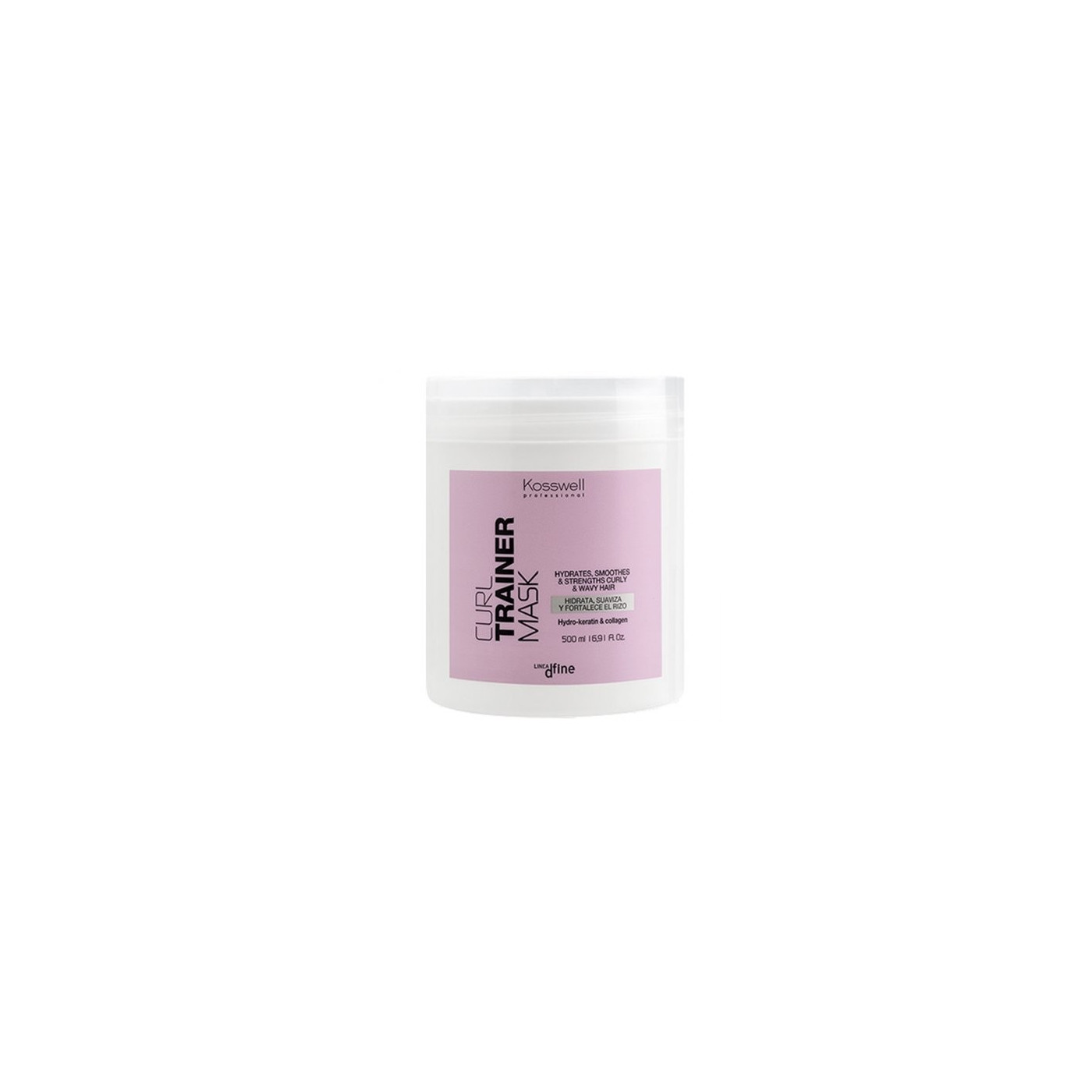 Maska nawilżająca do włosów kręconych Kosswell Curl Trainer Mask 500 ml Maska nawilżająca do włosów kręconych Kosswell Curl Trainer Mask 500 ml