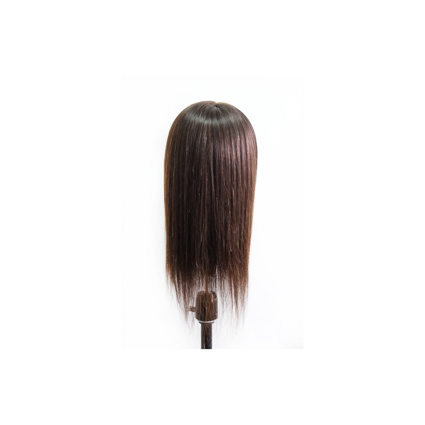 Główka fryzjerska treningowa Sophie naturalny brąz do strzyżeń damskich włosy naturalne 60 cm Główka fryzjerska treningowa Sophie naturalny brąz do strzyżeń damskich włosy naturalne 60 cm