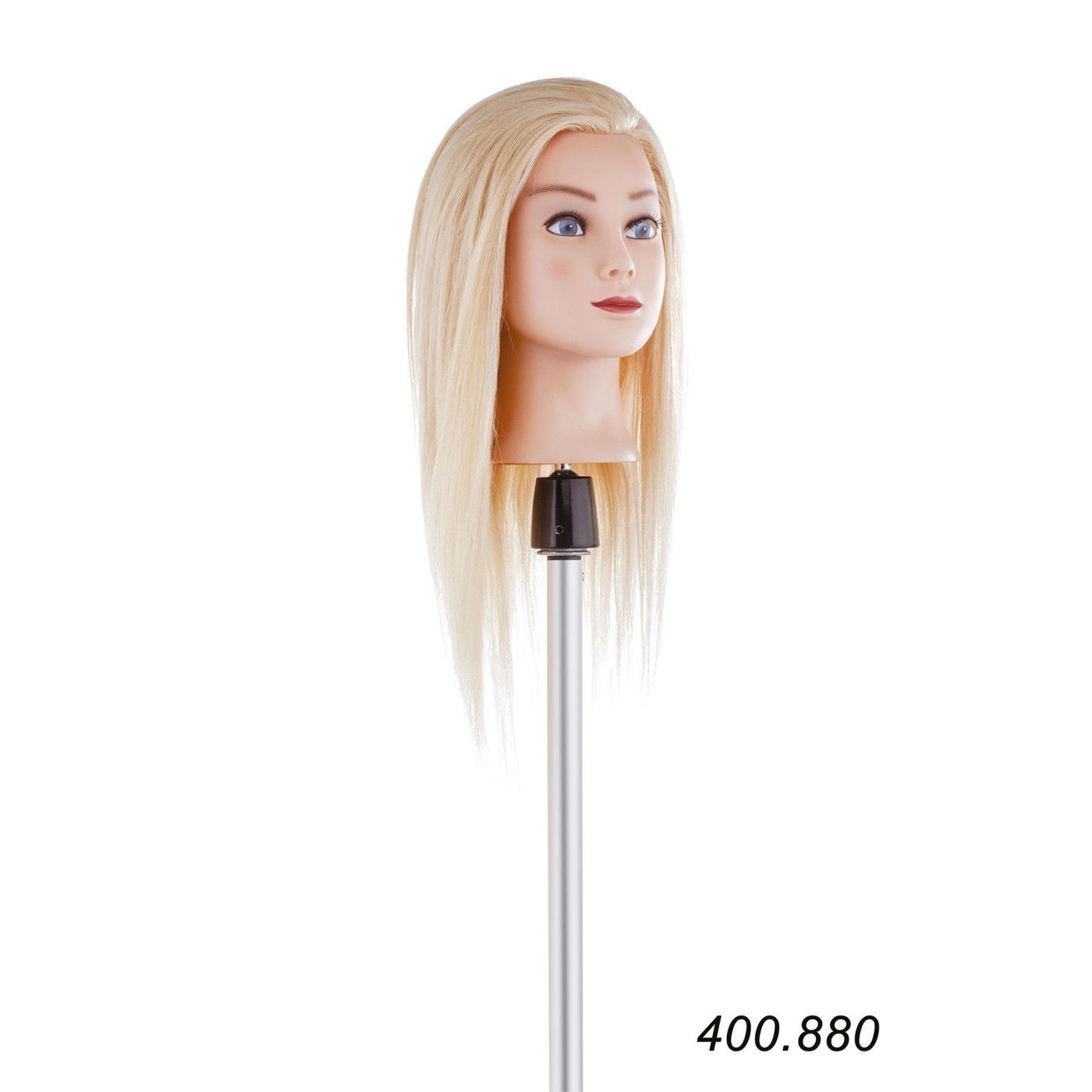 Główka fryzjerska treningowa Alice blond włosy naturalne 50 cm Główka fryzjerska treningowa Alice blond włosy naturalne 50 cm