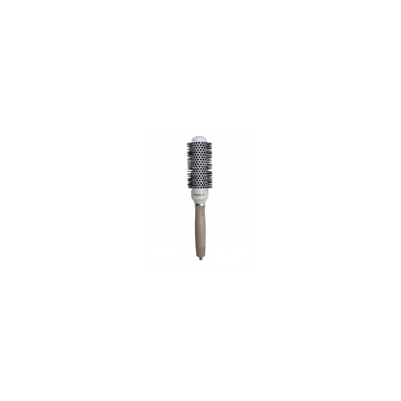 Szczotka ceramiczna z jonizacją do modelowania włosów ze szpikulcem 32 mm beżowa Szczotka ceramiczna z jonizacją do modelowania włosów ze szpikulcem 32 mm beżowa