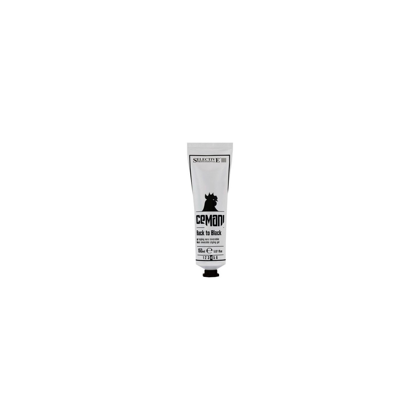 Żel zmywalny do włosów maskujący siwiznę czarny Selective Cemani Back to Black 150 ml Żel zmywalny do włosów maskujący siwiznę czarny Selective Cemani Back to Black 150 ml