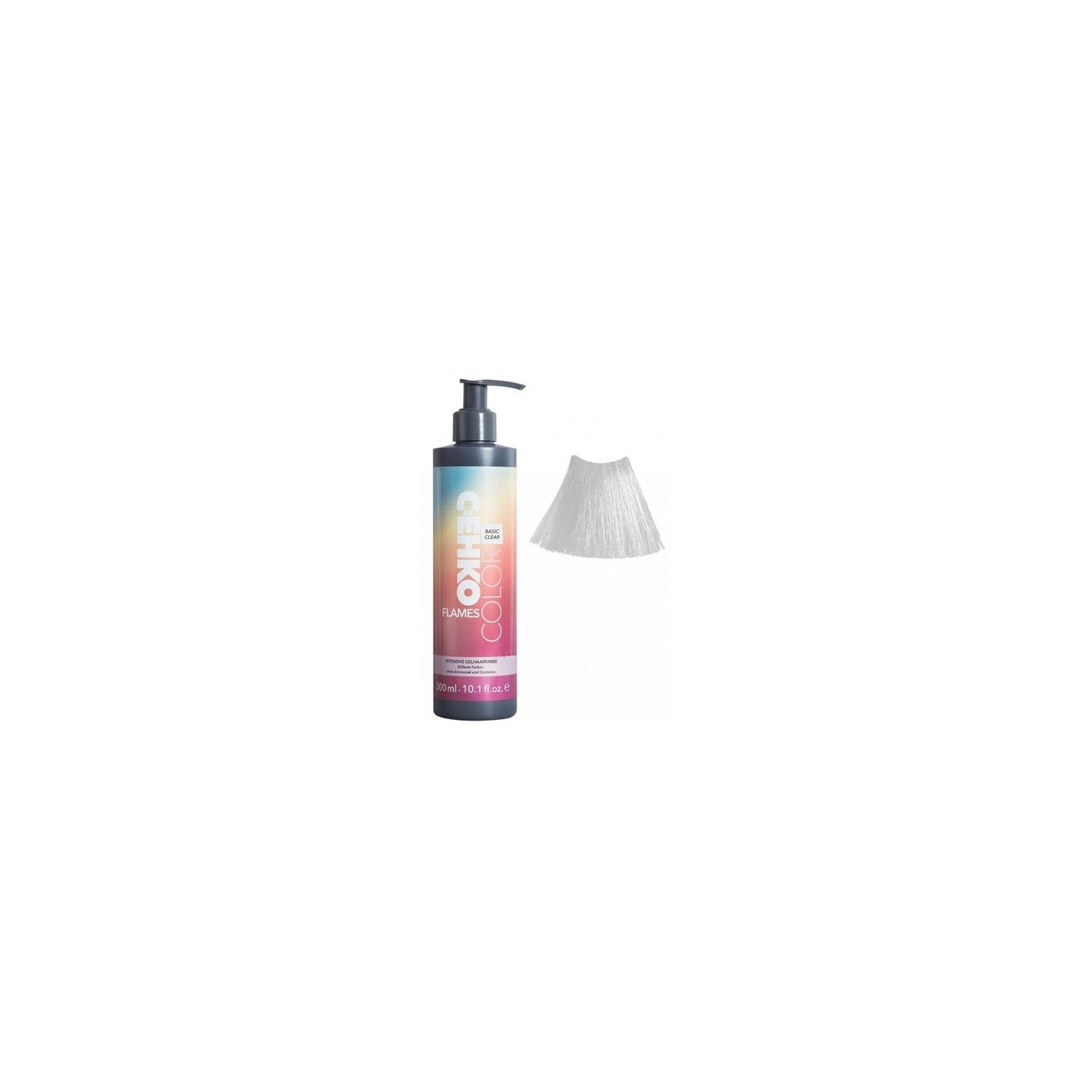 Farba w żelu do włosów biała C:ehko Color Flames 300 ml