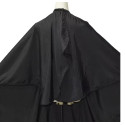 Peleryna fryzjerska z okienkiem na telefon czarna Peleryna fryzjerska z okienkiem na telefon czarna