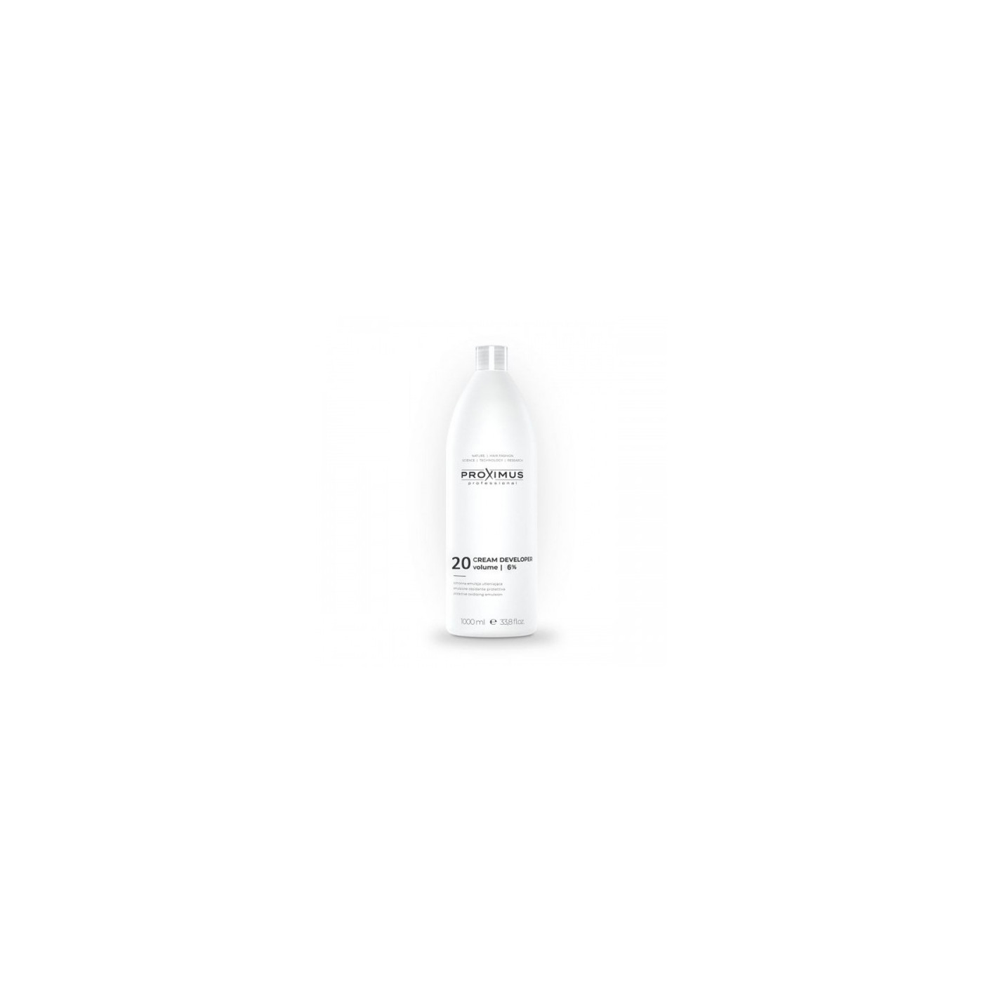 Emulsja utleniająca oksydant do farb woda utleniona Proximus Cream Developer 20V 6 %-1000 ml Emulsja utleniająca oksydant do farb woda utleniona Proximus Cream Developer 20V 6 %-1000 ml