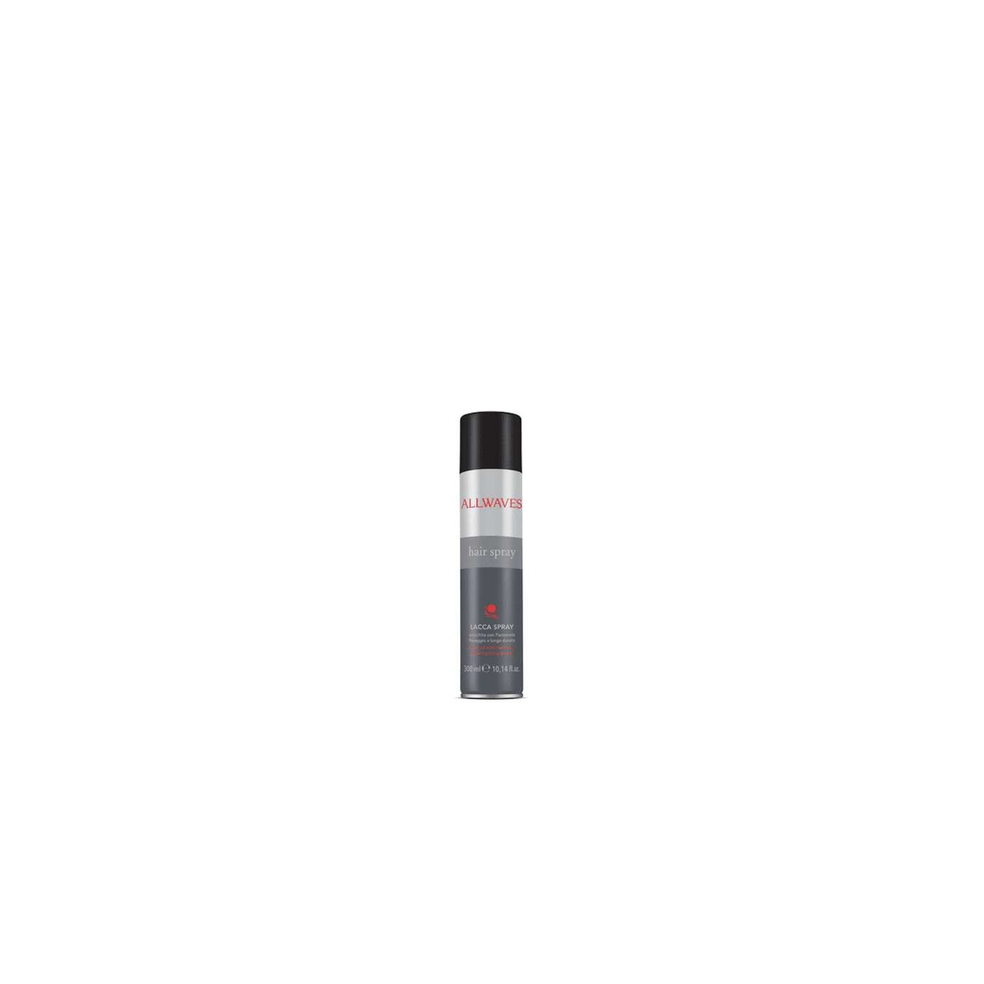 Lakier do włosów mocne utrwalenie z panthenolem Allwaves Lacca Spray 300 ml