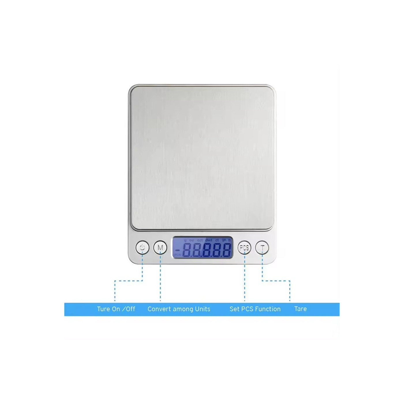 Waga elektroniczna fryzjerska LCD Waga elektroniczna fryzjerska LCD