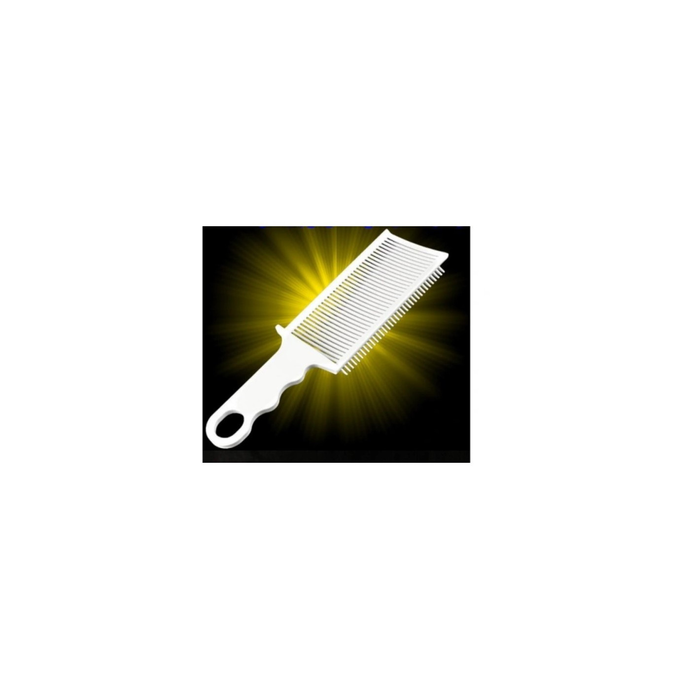 Grzebień fryzjerski do cieniowania biały