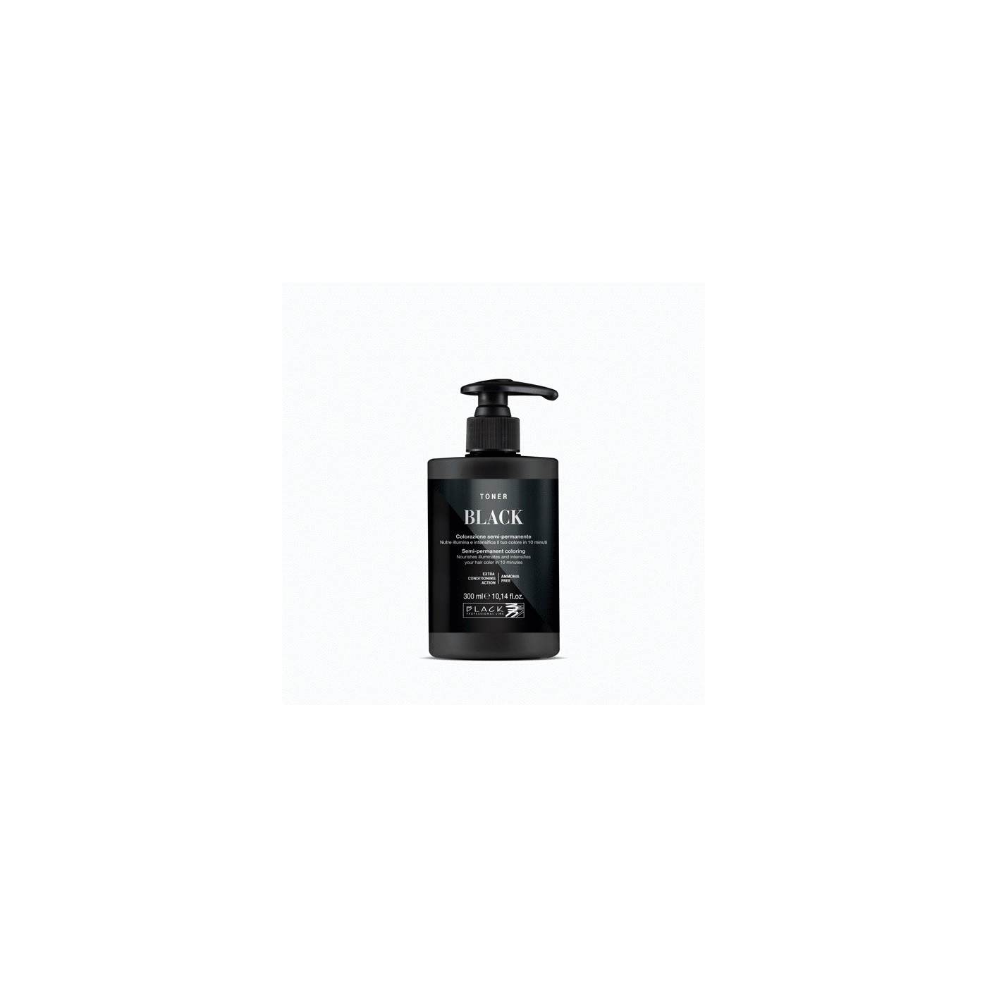 Toner do włosów półtrwała koloryzacja Black Professional Line czarny 300 ml