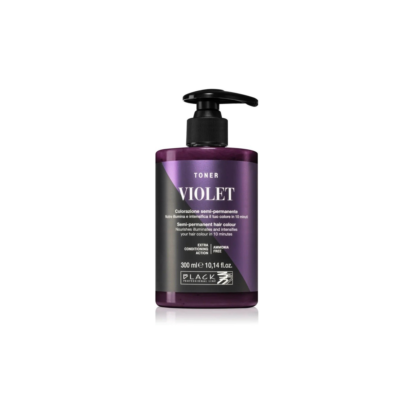 Toner do włosów półtrwała koloryzacja Black Professional Line fioletowy 300 ml