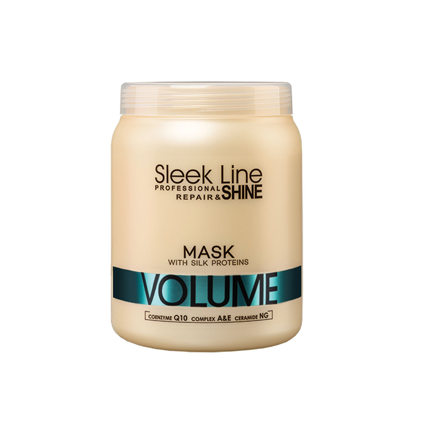 Maska z jedwabiem do włosów cienkich Stapiz Sleek Line Volume 1000 ml Maska z jedwabiem do włosów cienkich Stapiz Sleek Line Volume 1000 ml