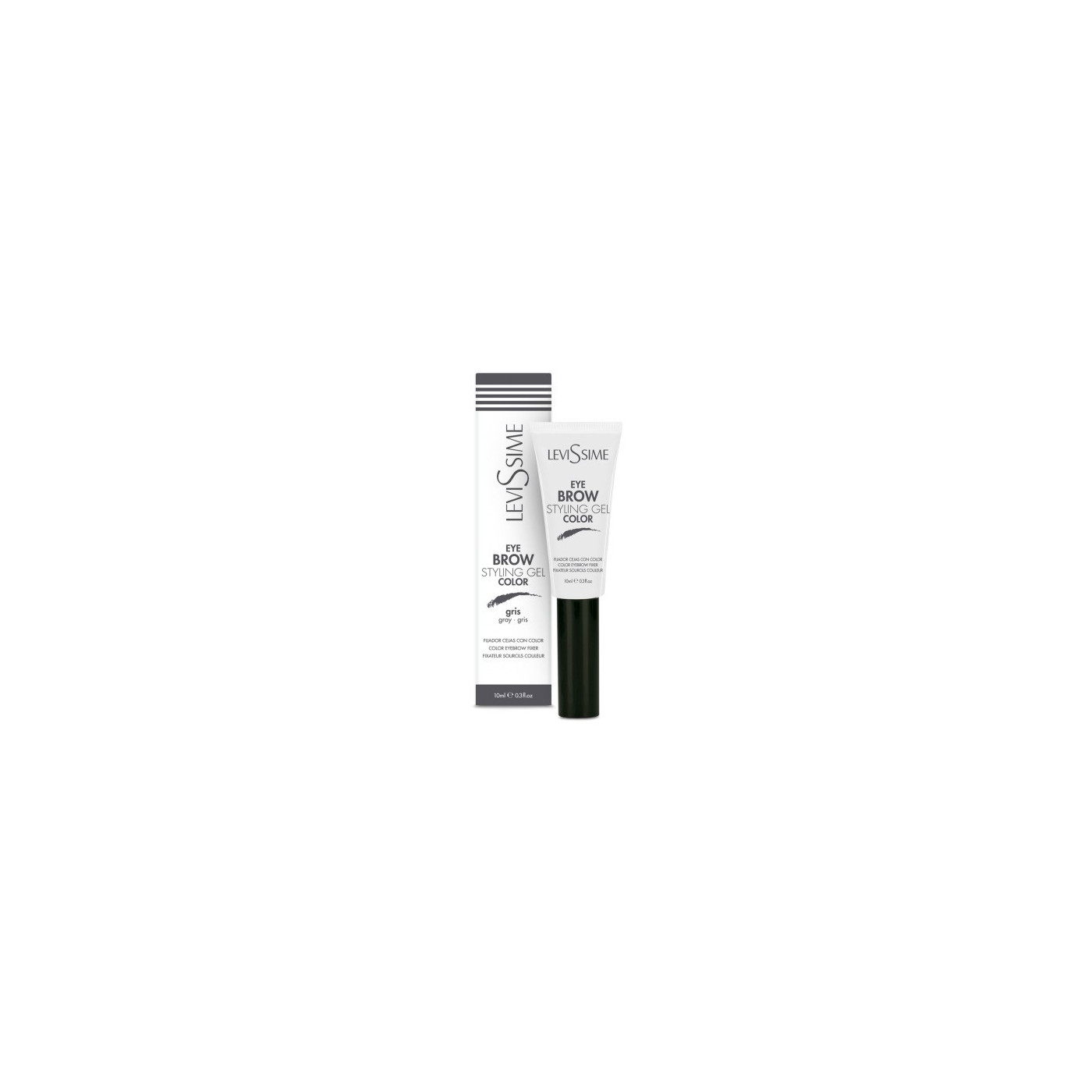 Żel do brwi koloryzujący grafitowy Levissime Eyebrow Styling Gel Color 10 ml Żel do brwi koloryzujący grafitowy Levissime Eyebrow Styling Gel Color 10 ml