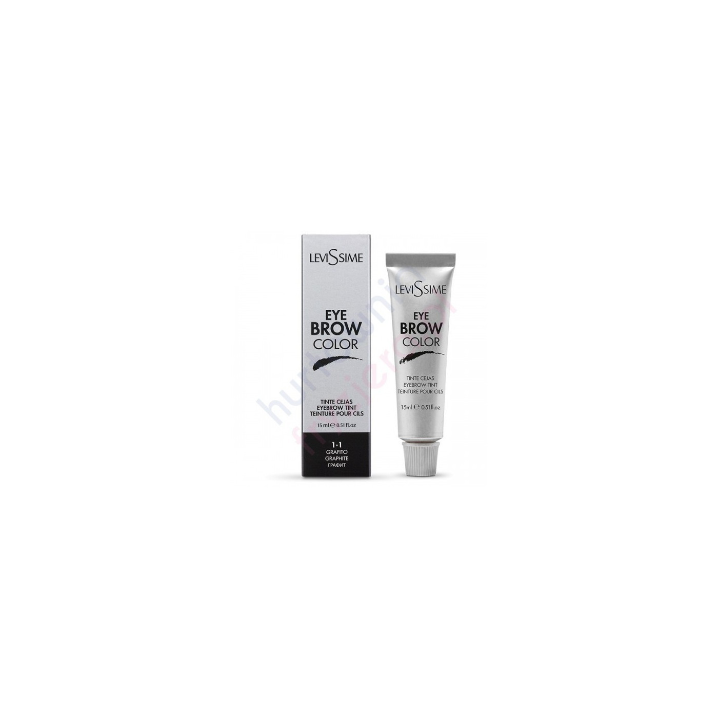 Farba do brwi grafit Levissime Eyebrow Color 15 ml Farba do brwi grafit Levissime Eyebrow Color 15 ml
