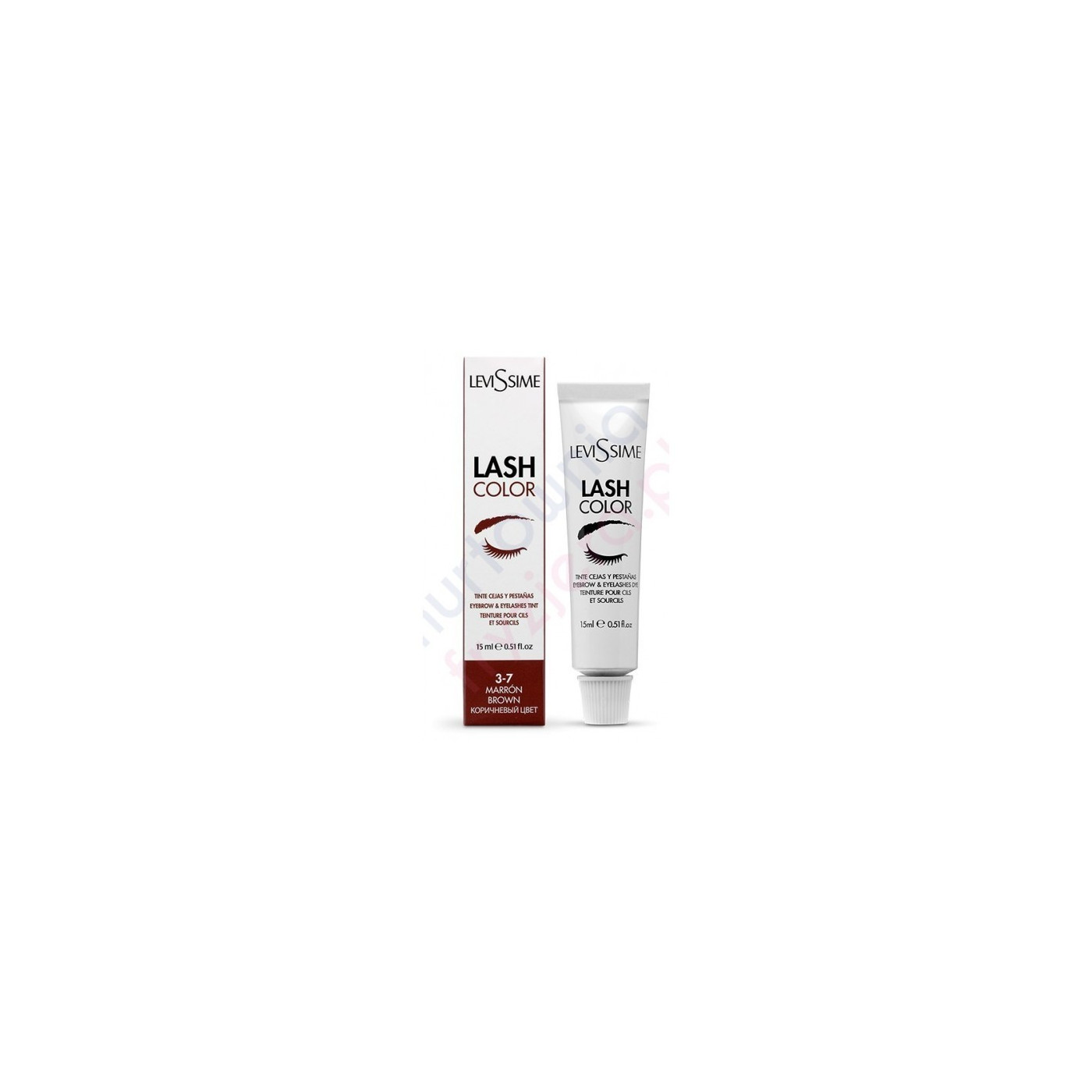 Farba do brwi i rzęs brązowa Levissime Lash Color 15 ml