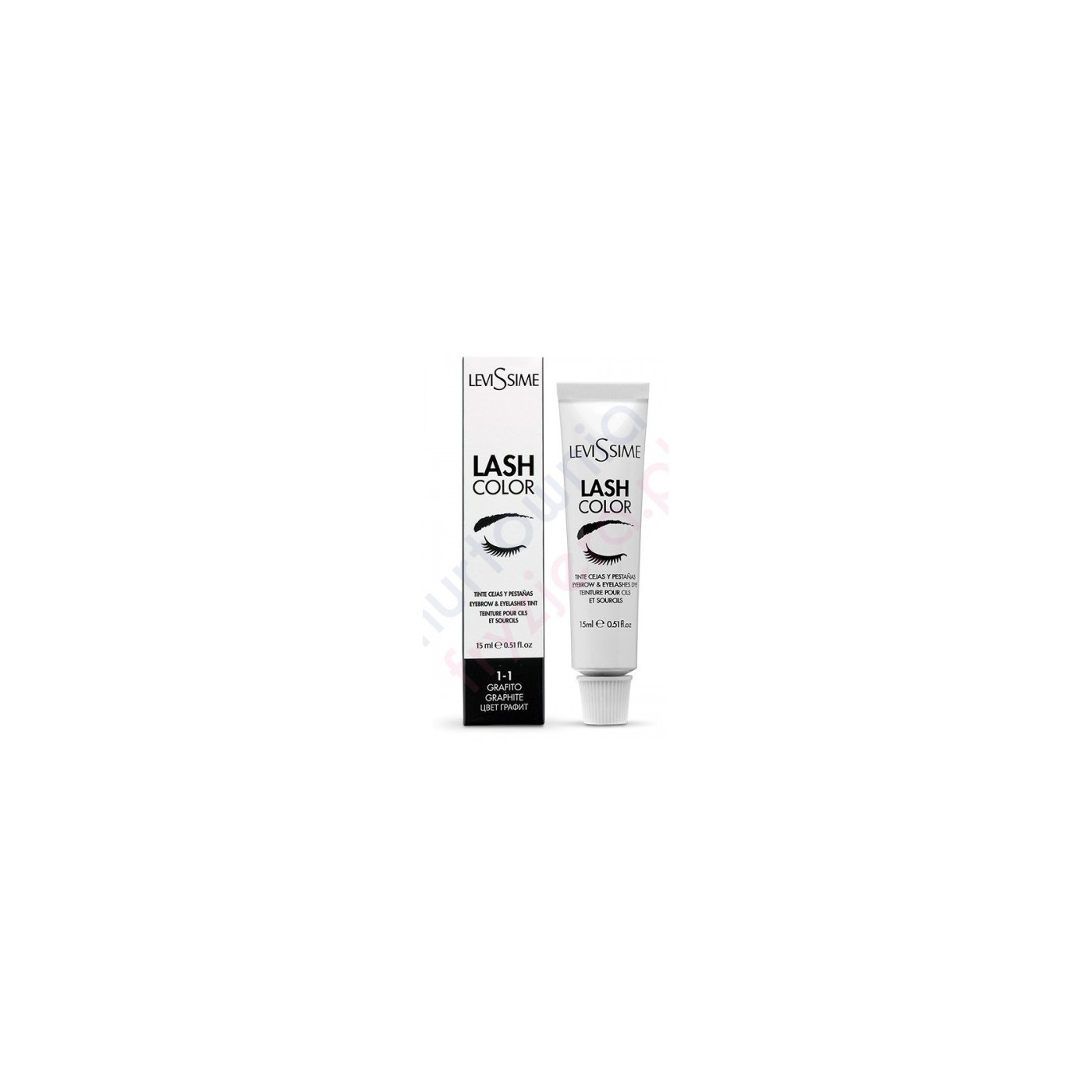 Farba do brwi i rzęs grafit Levissime Lash Color 15 ml Farba do brwi i rzęs grafit Levissime Lash Color 15 ml