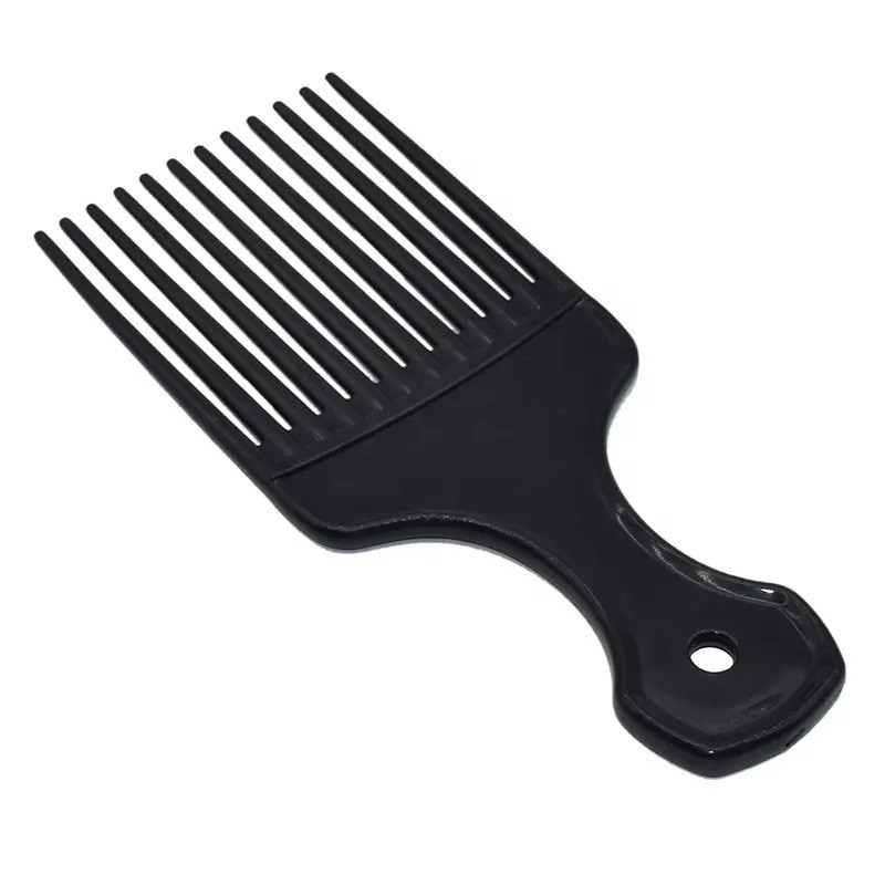 Grzebień fryzjerski do włosów kręconych afro czarny Grzebień fryzjerski do włosów kręconych afro czarny