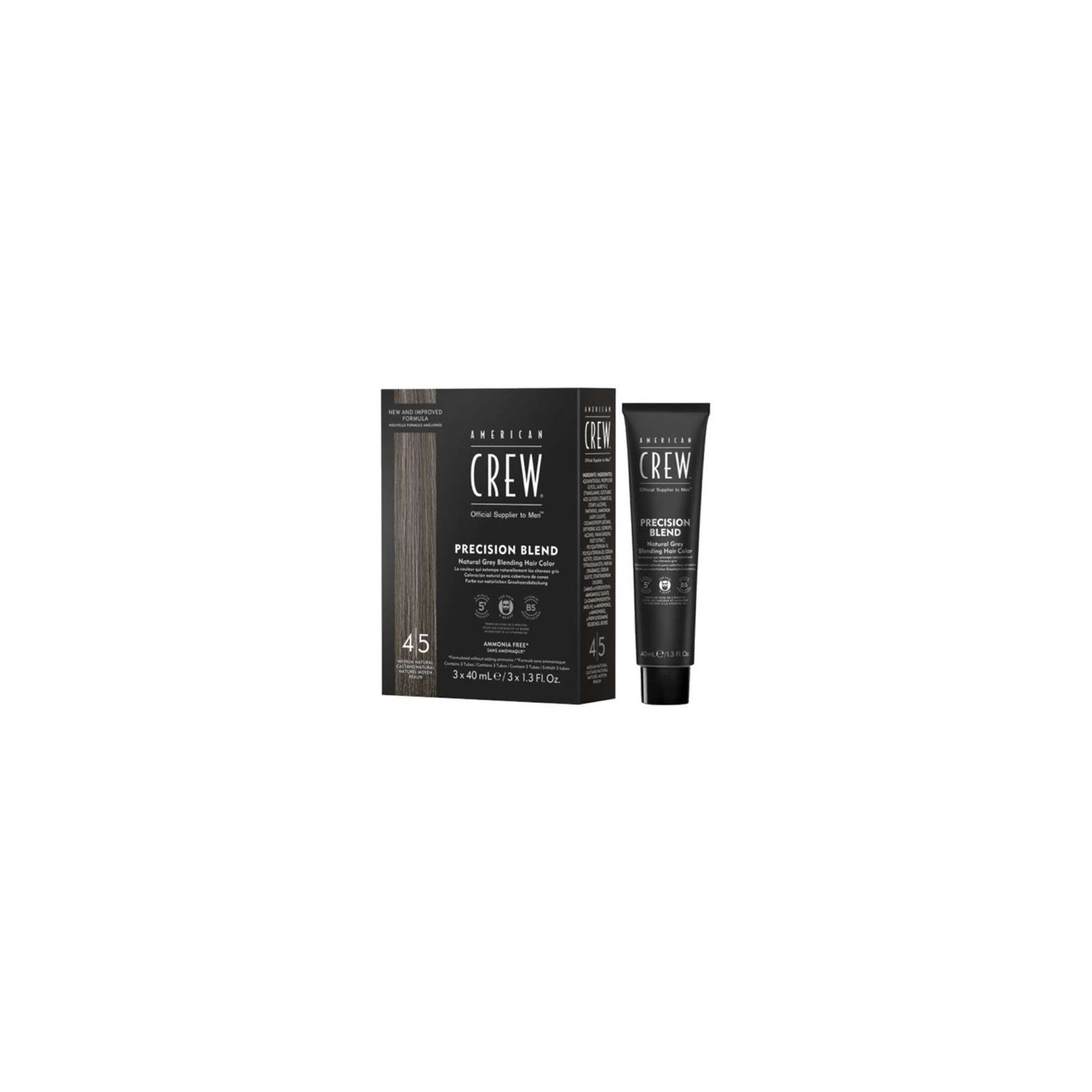 Odsiwiacz American Crew 4-5 naturalny brąz 3x40 ml Odsiwiacz American Crew 4-5 naturalny brąz 3x40 ml