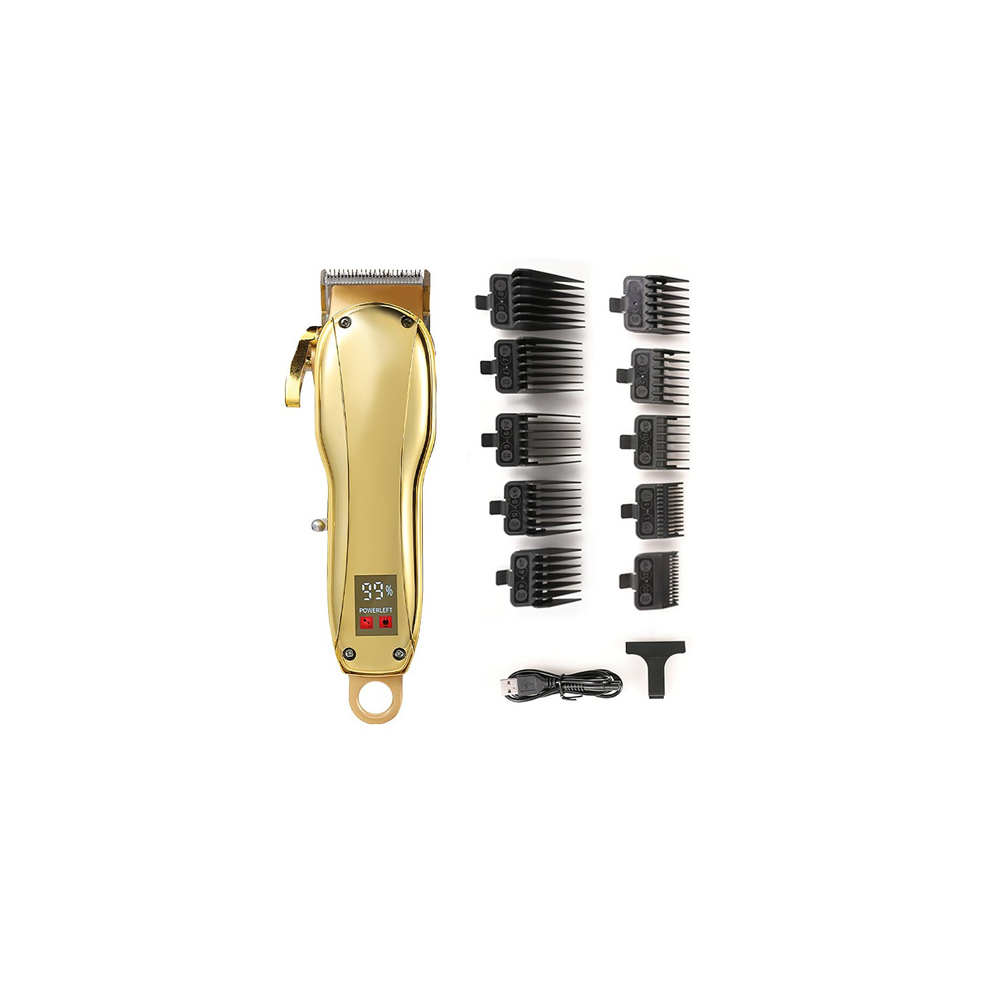Maszynka bezprzewodowa do włosów złota Koofex KF-6023 Maszynka bezprzewodowa do włosów złota Koofex KF-6023