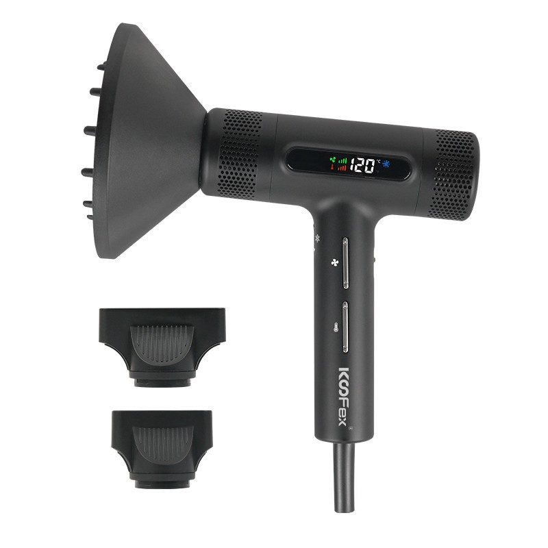 Suszarka do włosów z jonizacją Koofex KF-8055 czarna 1800 W Suszarka do włosów z jonizacją Koofex KF-8055 czarna 1800 W