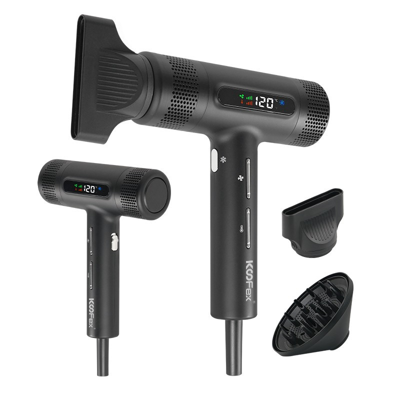 Suszarka do włosów z jonizacją Koofex KF-8055 czarna 1800 W Suszarka do włosów z jonizacją Koofex KF-8055 czarna 1800 W