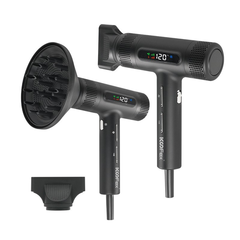 Suszarka do włosów z jonizacją Koofex KF-8055 czarna 1800 W Suszarka do włosów z jonizacją Koofex KF-8055 czarna 1800 W